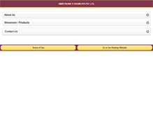 Tablet Screenshot of ambetronics.net
